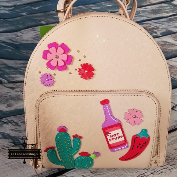 Kate spade cactus Tomi cactus backpack new horizon - Picture 2 of 8
